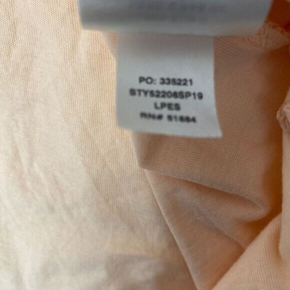 Patagonia Polo Shirt Mens Size XL Light Orange 100% Organic Cotton Lightweight - Picture 7 of 12